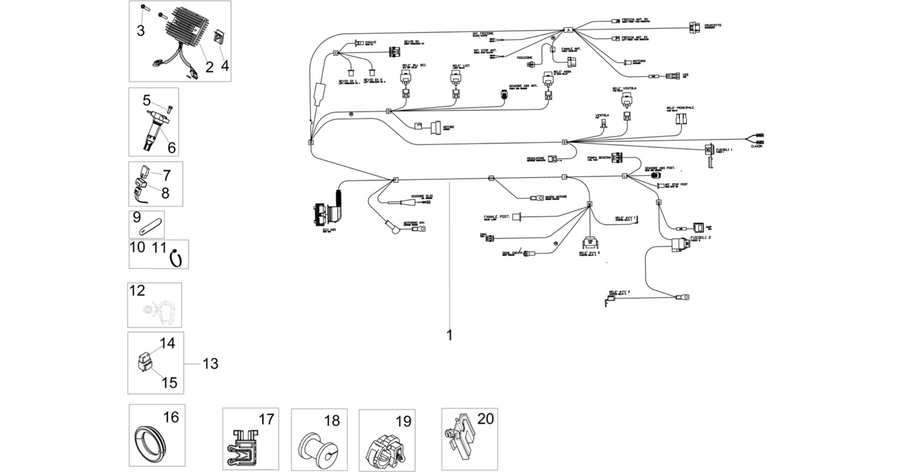 Front electrical system