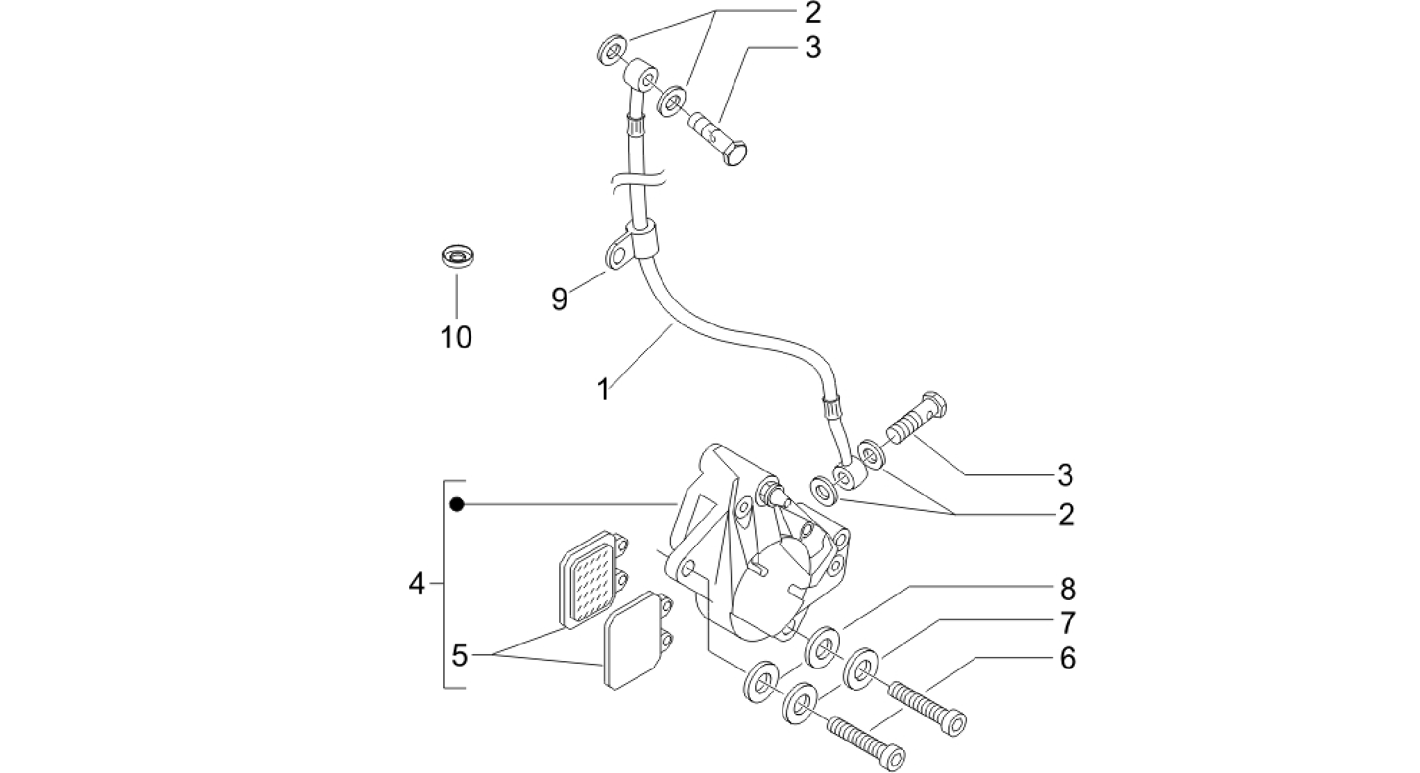 Brakes pipes - Calipers