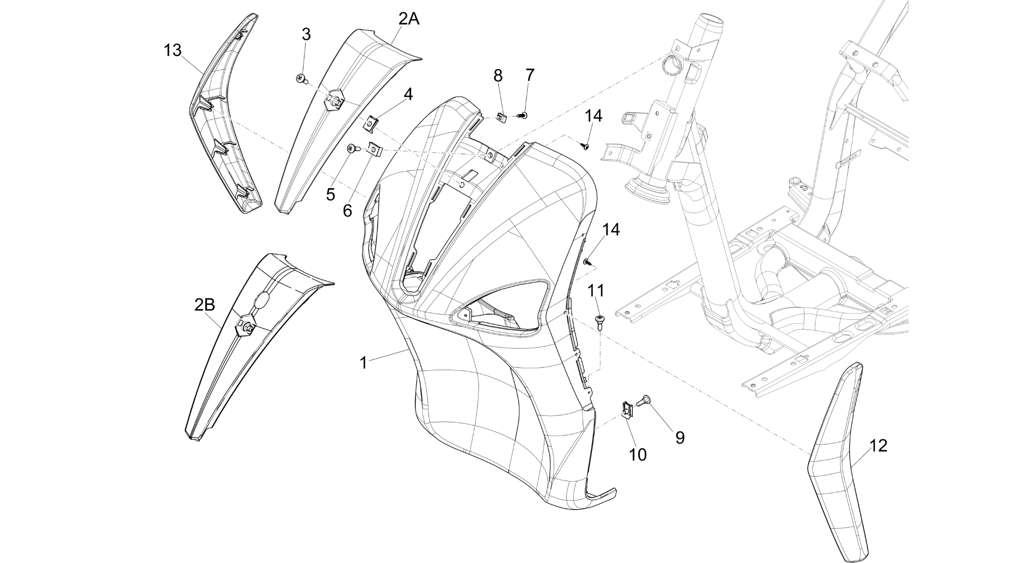 Front shield
