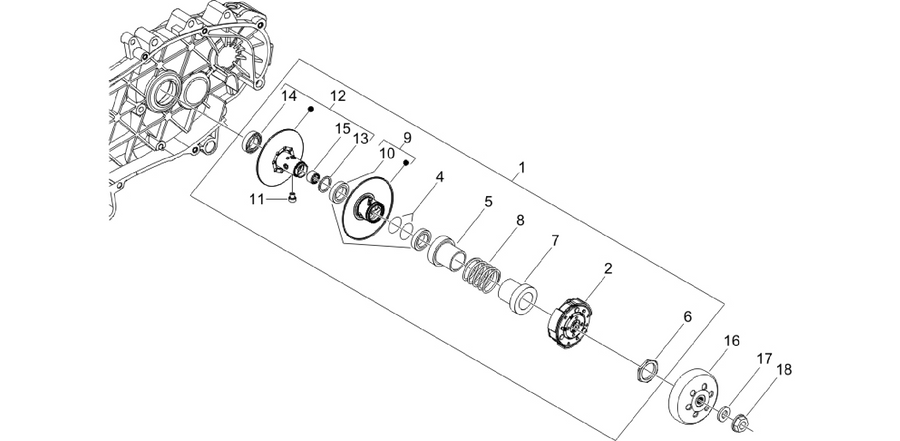 Driven pulley