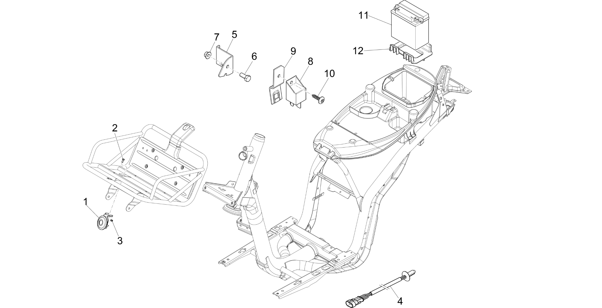 Remote control switches - Battery - Horn