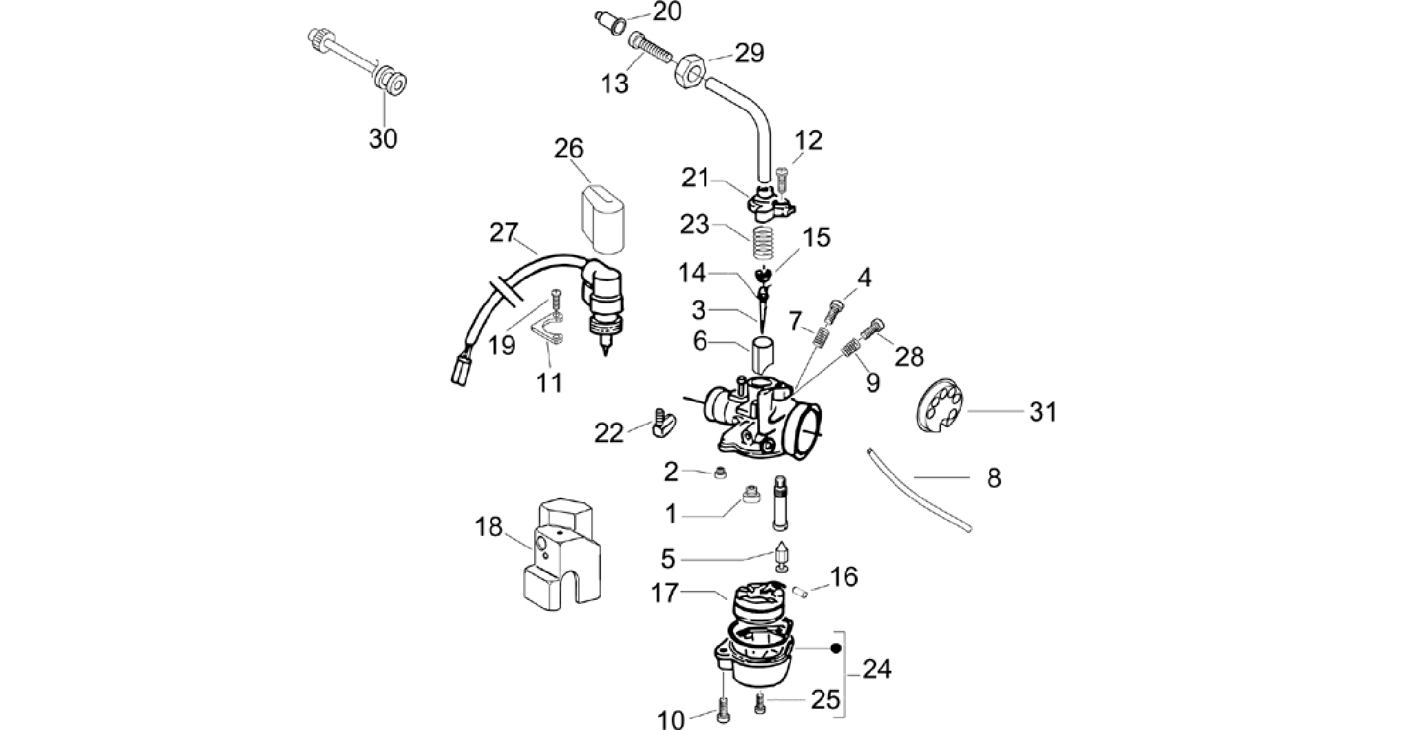 Carburetor's components