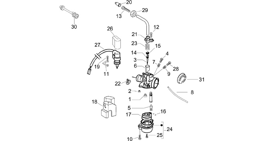 Carburetor's components
