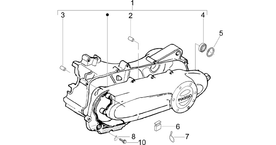 Crankcase cover - Crankcase cooling