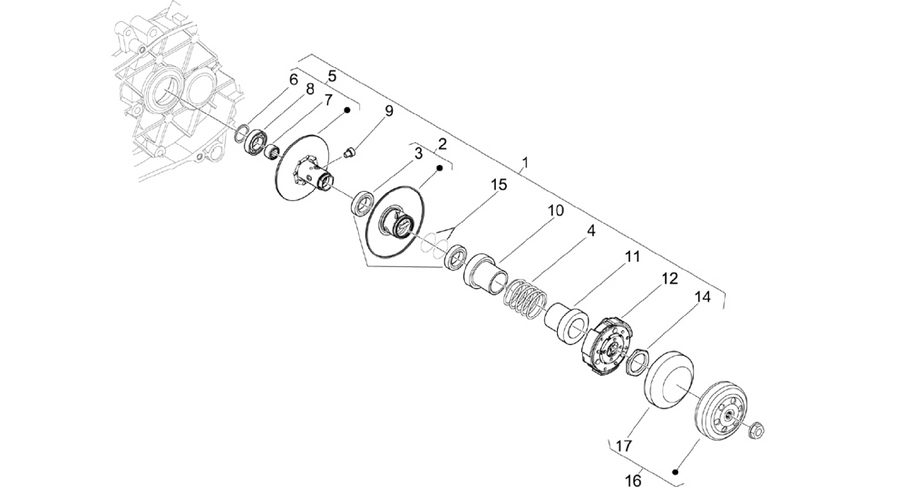 Driven pulley