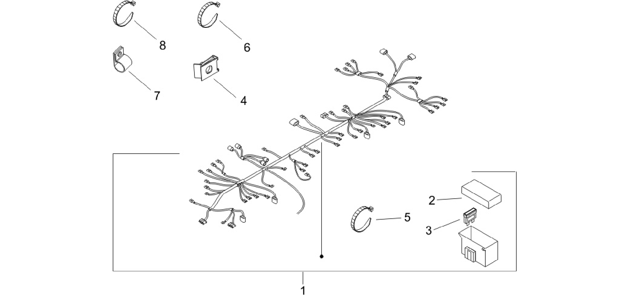 Main cable harness