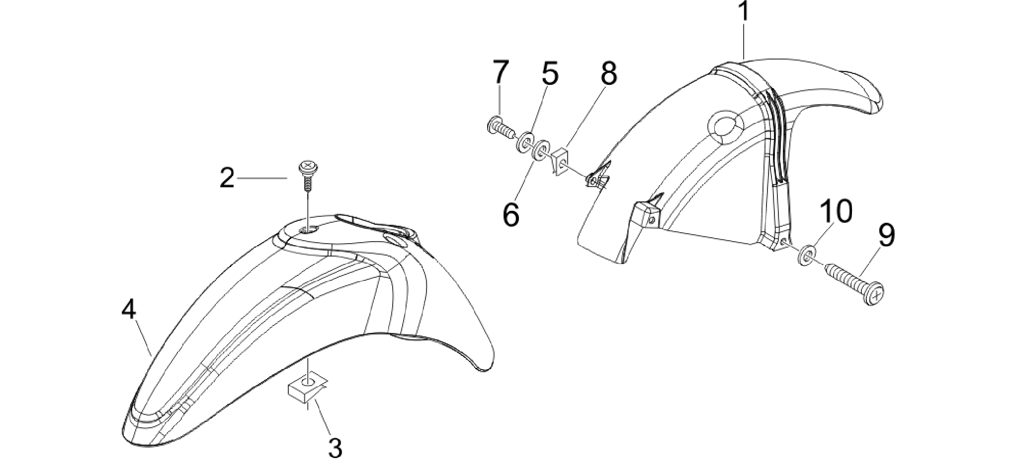 Wheel huosing - Mudguard