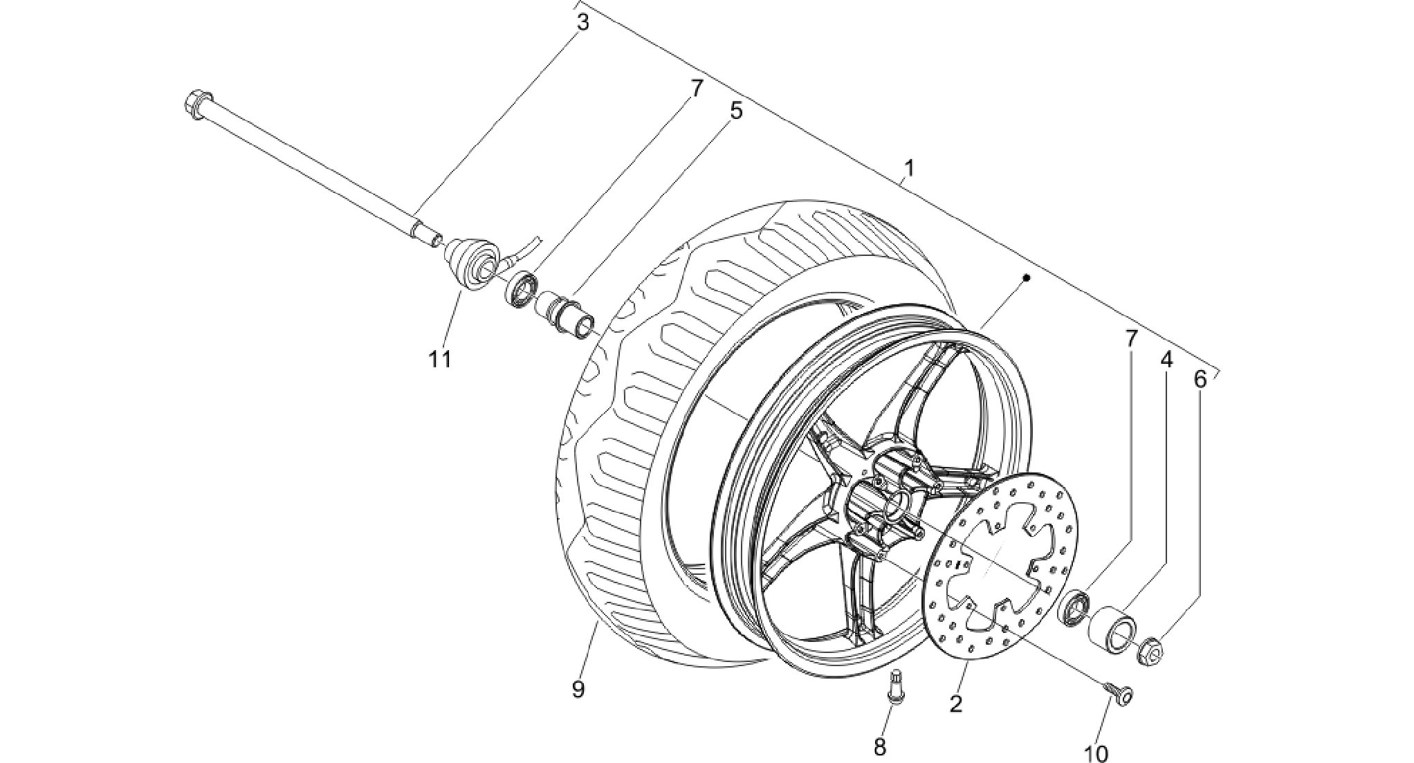 Front wheel