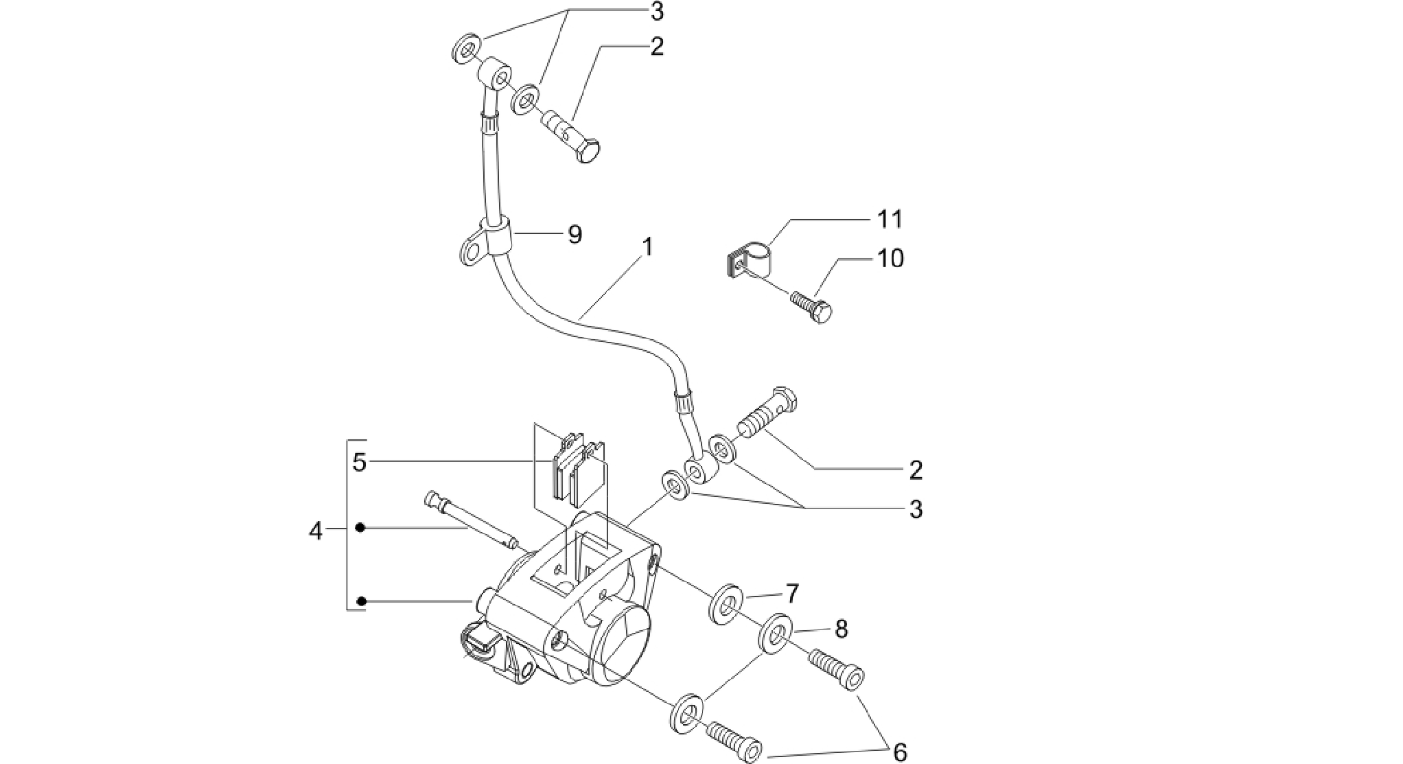 Brakes pipes - Calipers