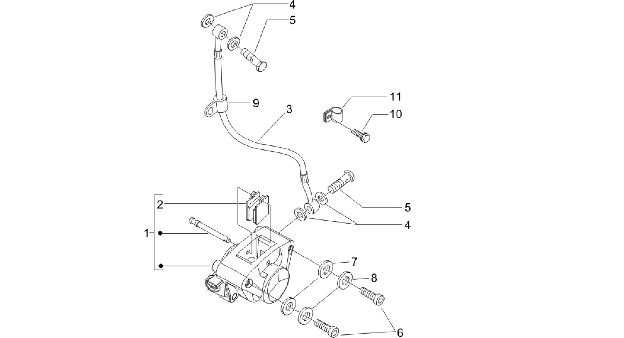 Brakes pipes - Calipers