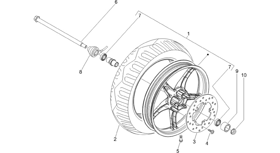 Front wheel