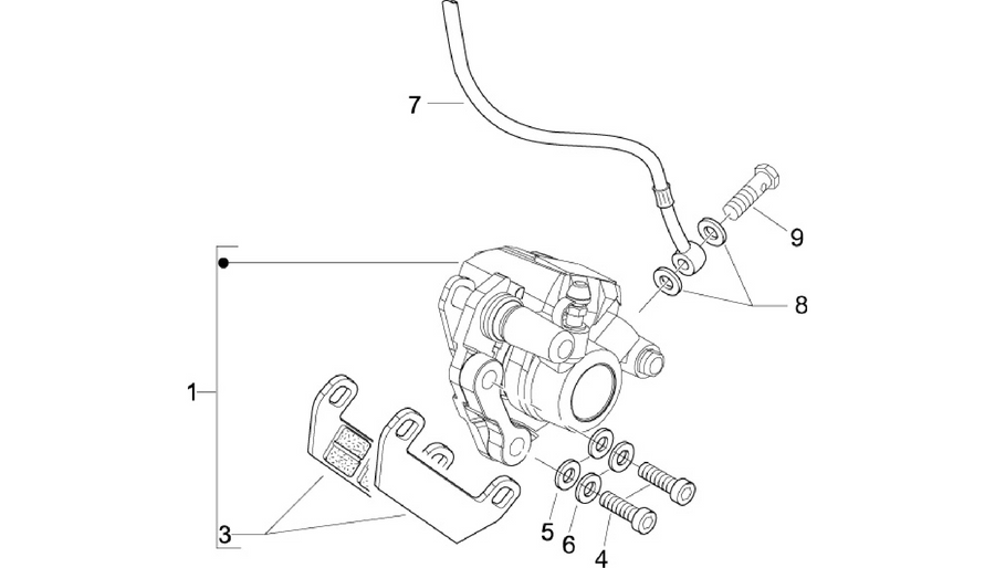 Brakes pipes - Calipers