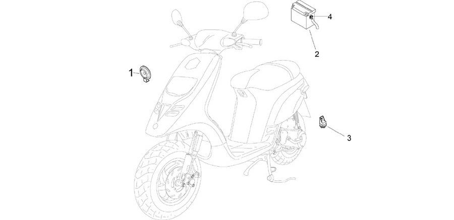 Remote control switches - Battery - Horn