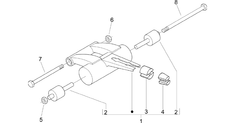 Swinging arm