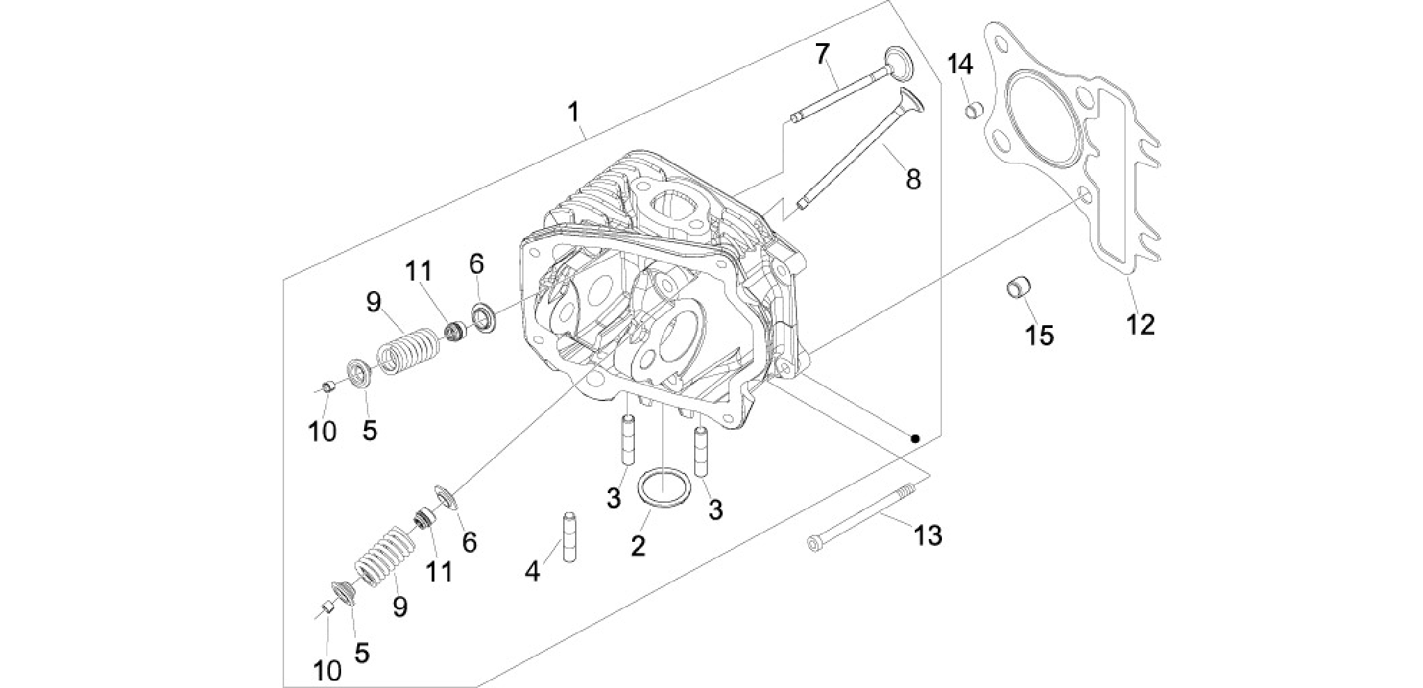 Cylinder head unit - Valve