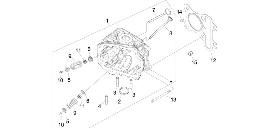 Cylinder head unit - Valve