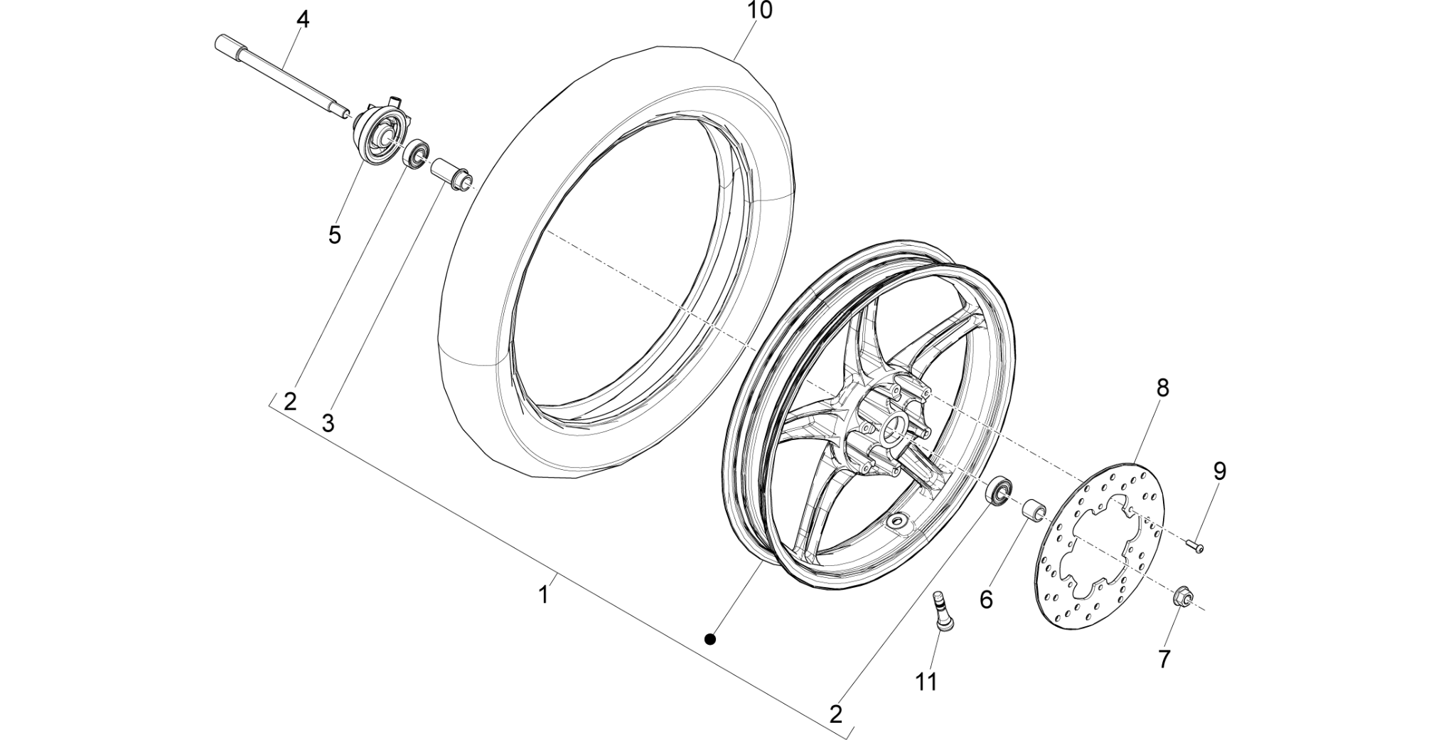 Front wheel