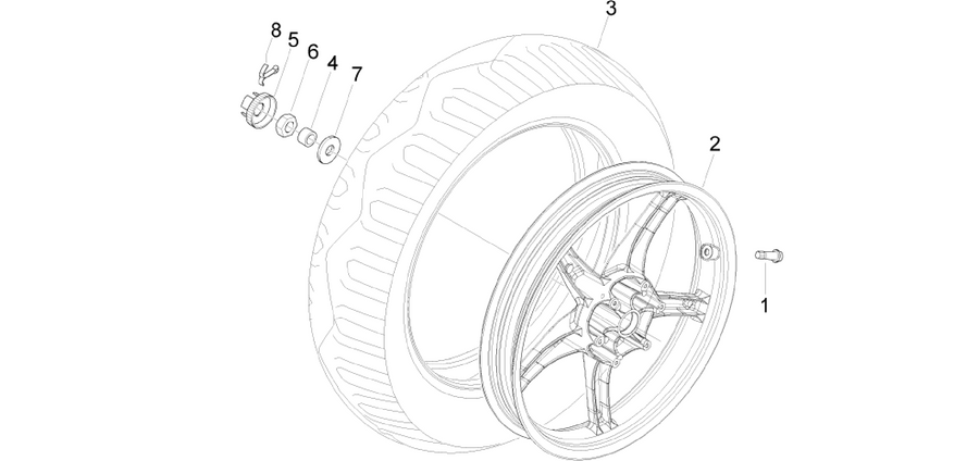 Rear wheel