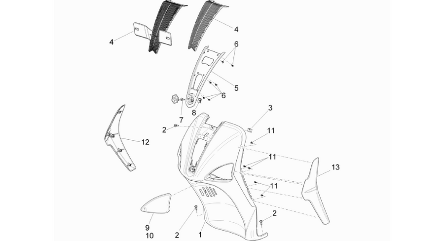 Front shield