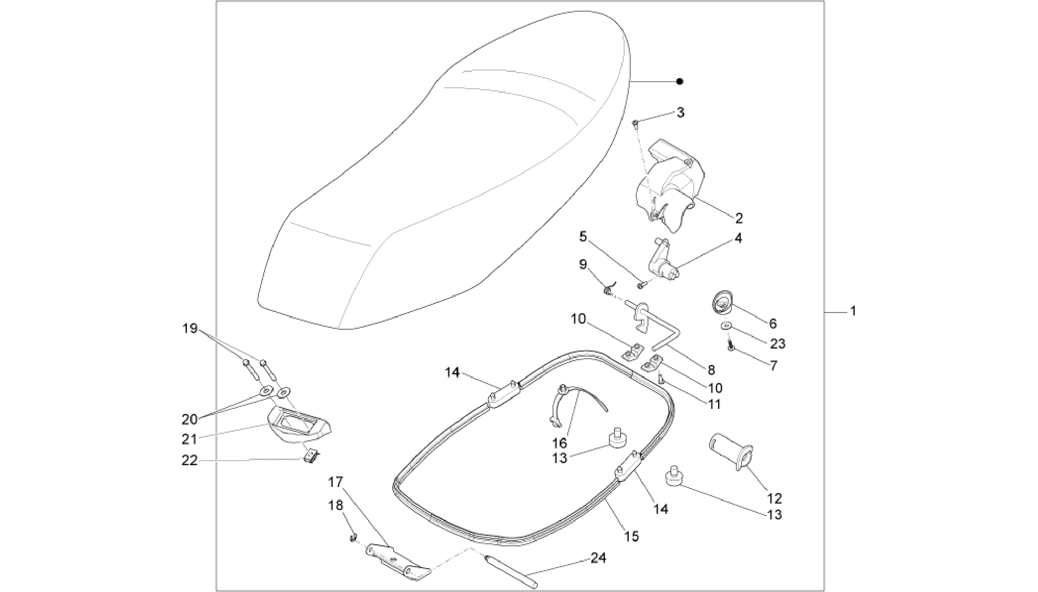 Saddle/seats