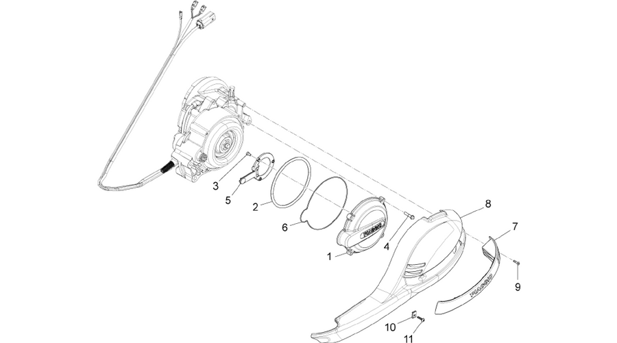 Crankcase cover - Crankcase cooling