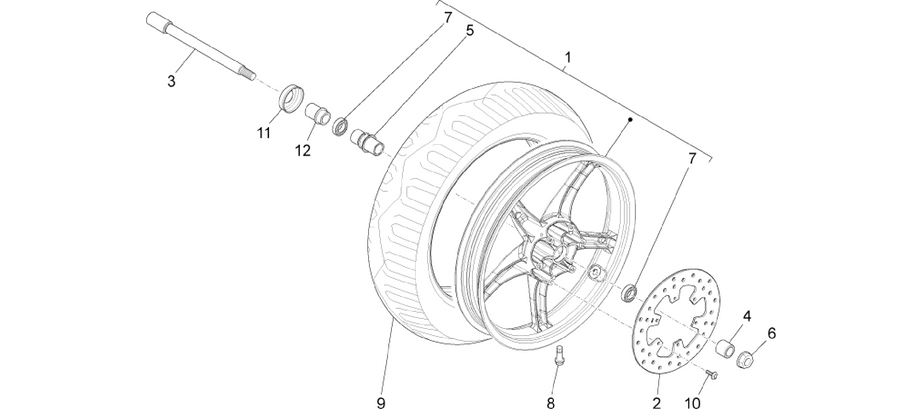 Front wheel