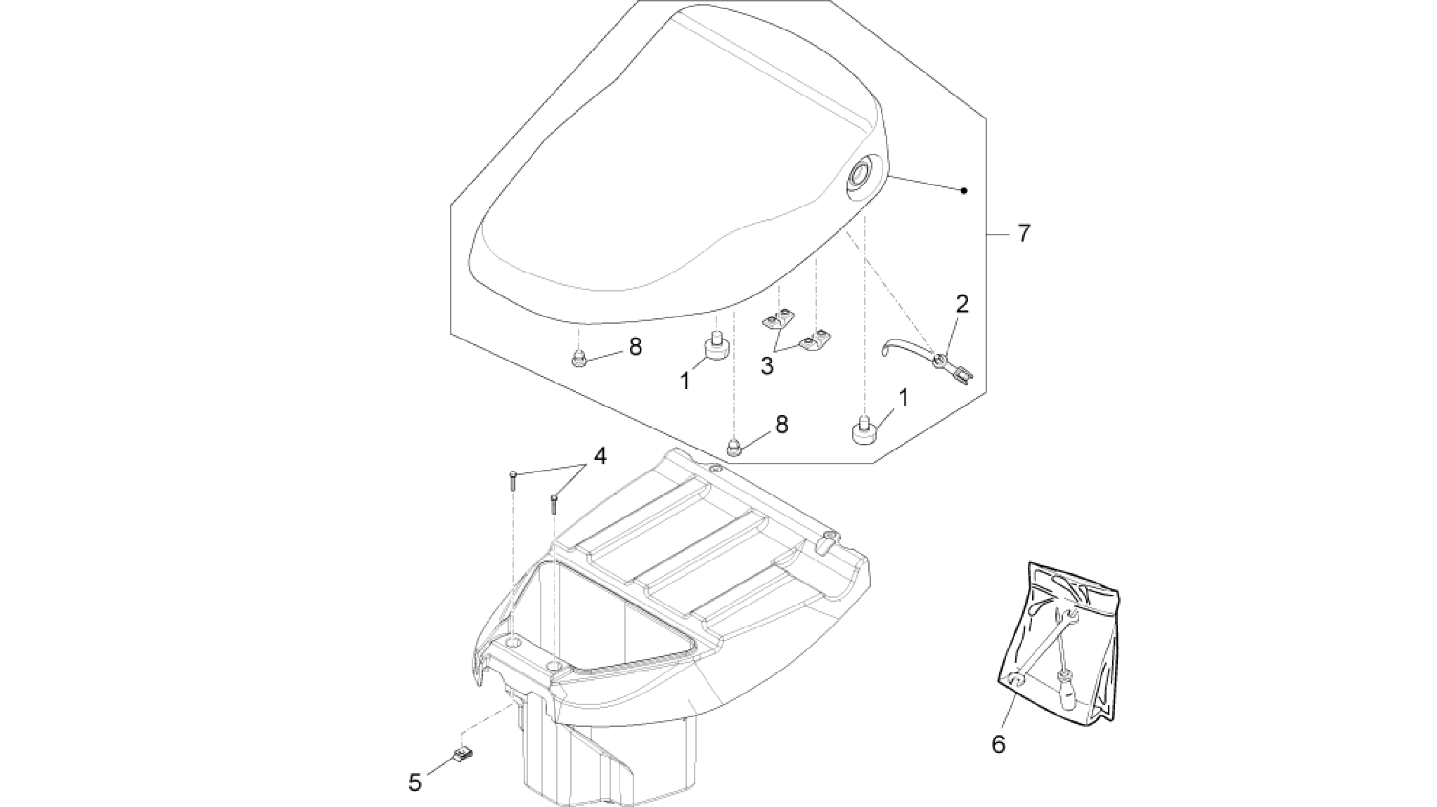 Saddle/seats