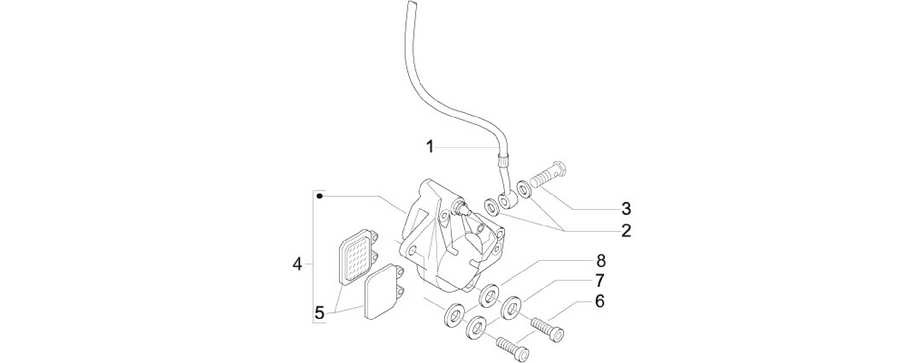 Brakes pipes - Calipers