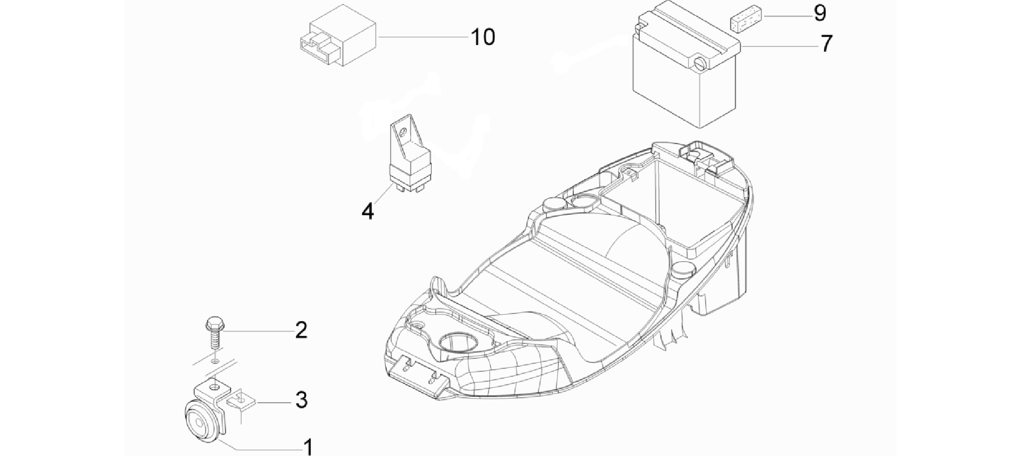 Remote control switches - Battery - Horn