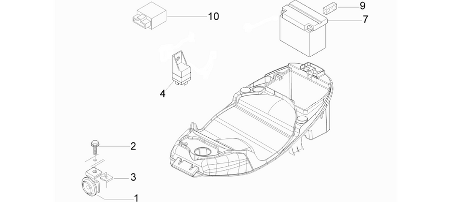 Remote control switches - Battery - Horn