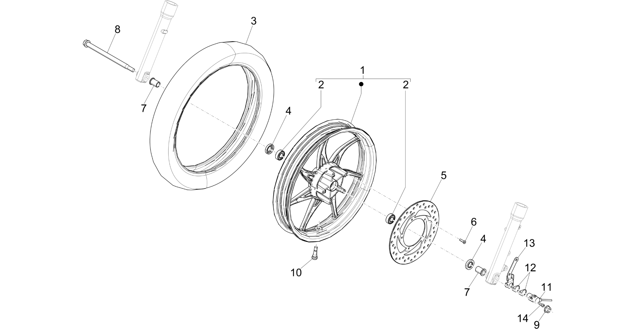 Front wheel
