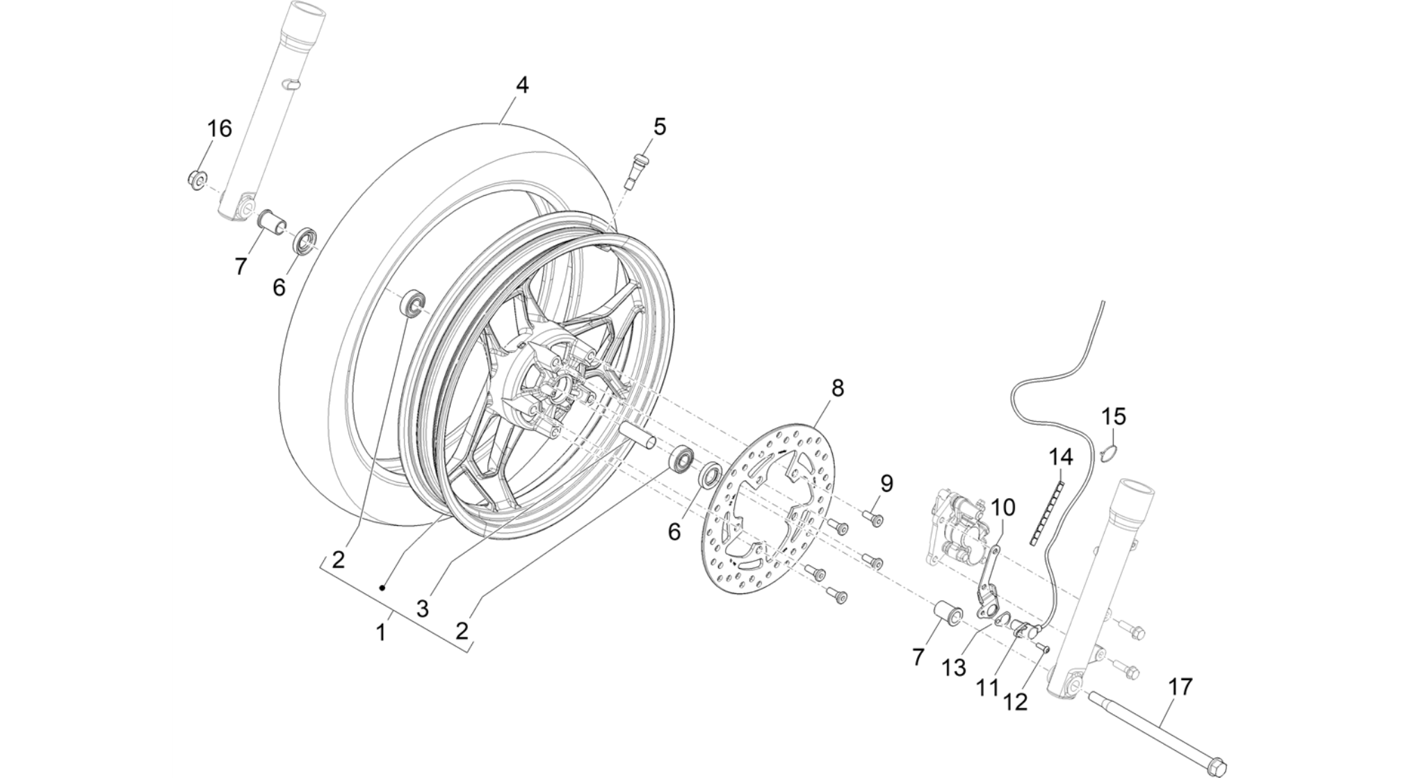 Front wheel