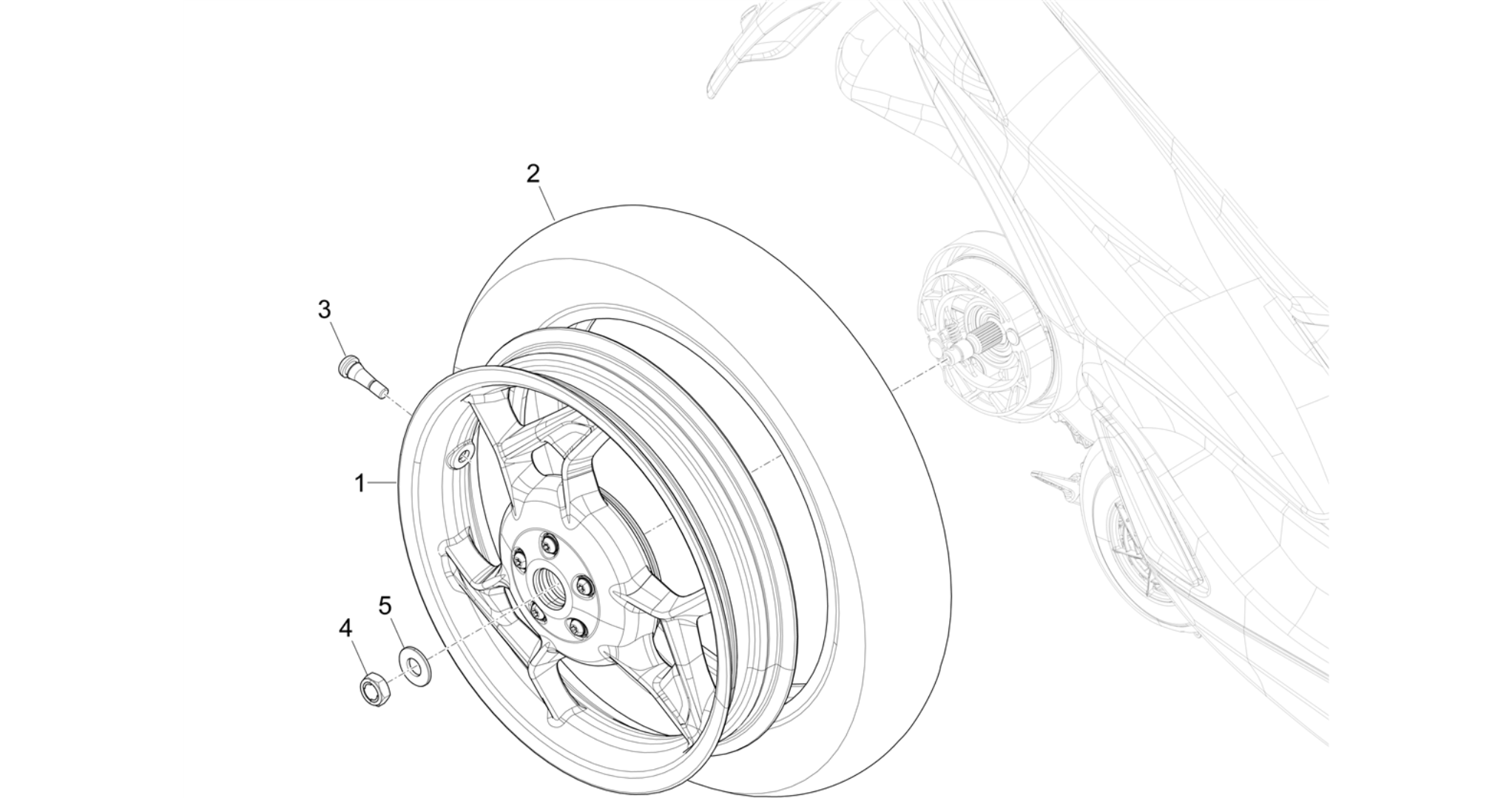 Rear wheel
