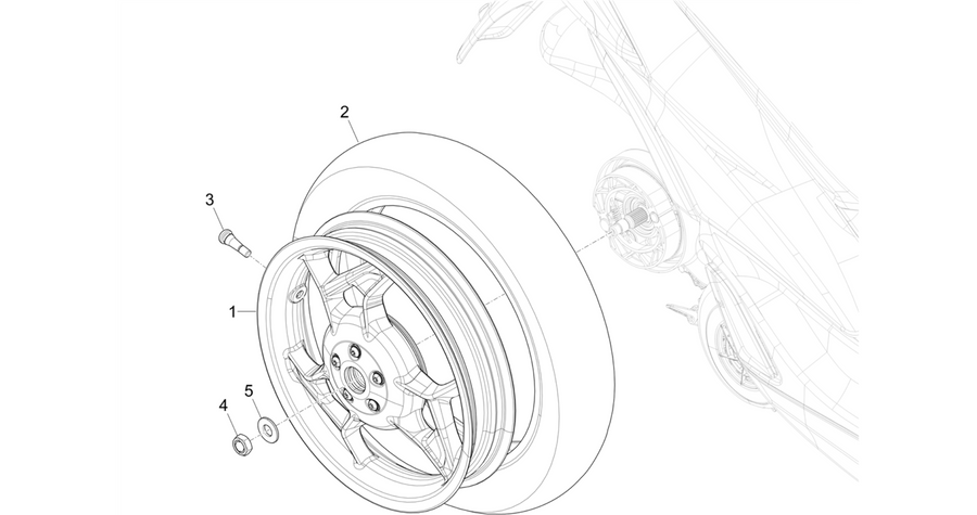 Rear wheel