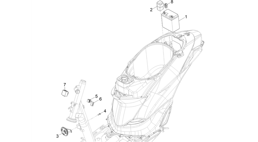 Remote control switches - Battery - Horn