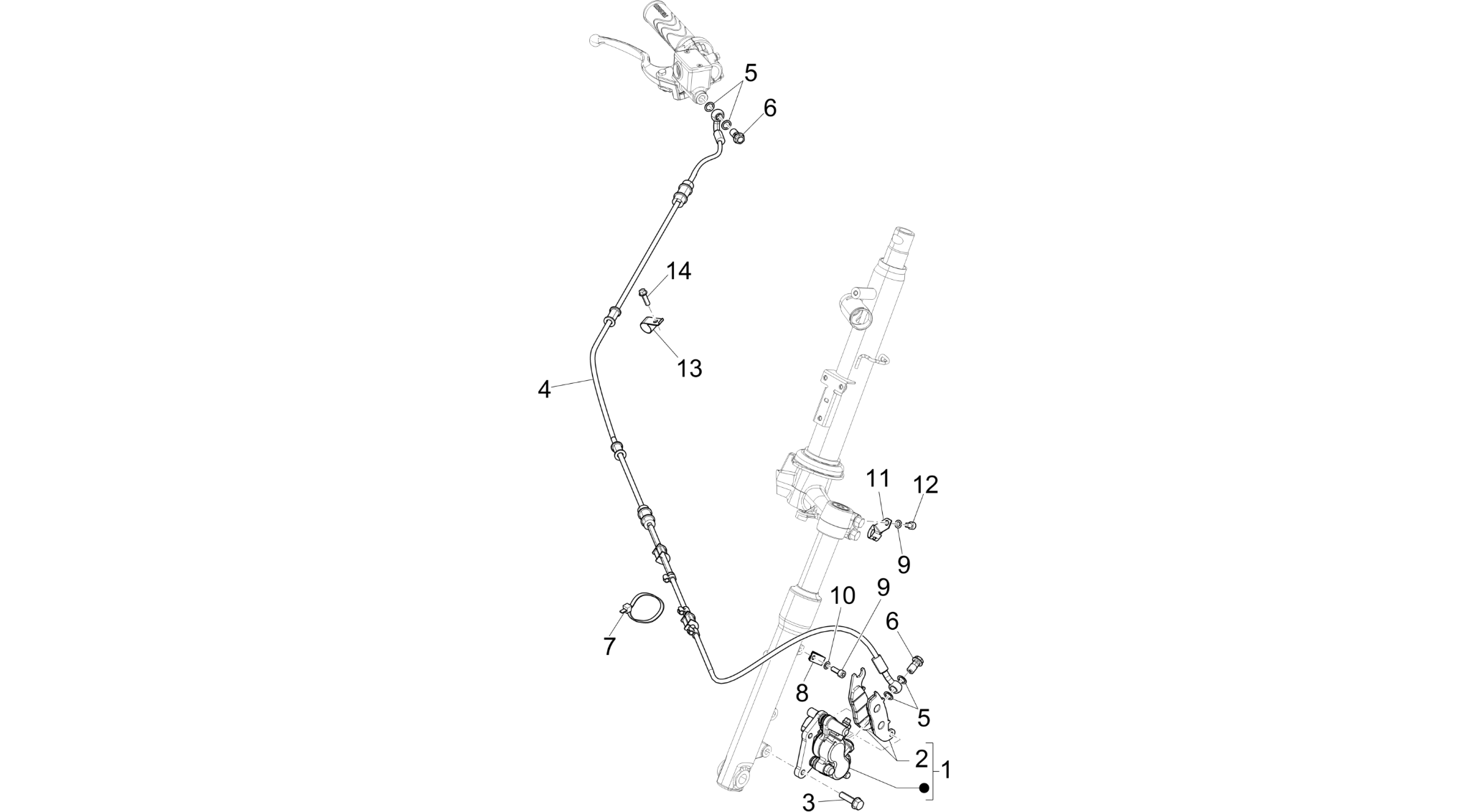 Brakes pipes - Calipers