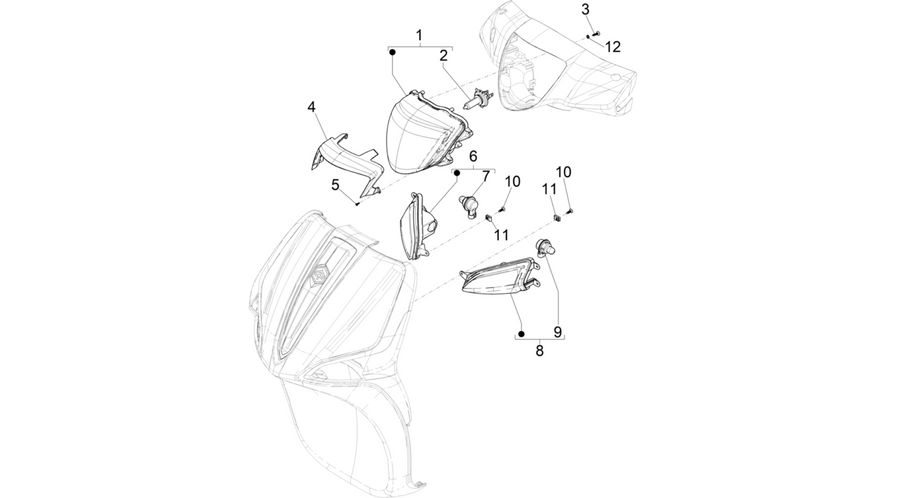 Front headlamps - Turn signal lamps
