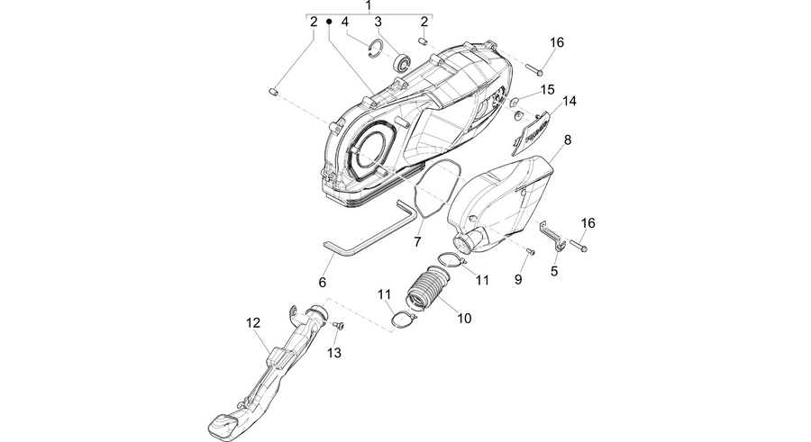 Crankcase cover - Crankcase cooling