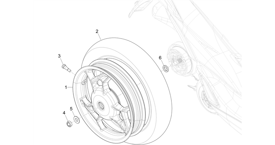 Rear wheel
