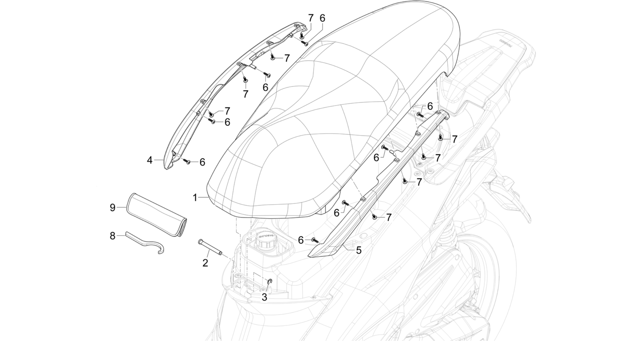 Saddle/seats