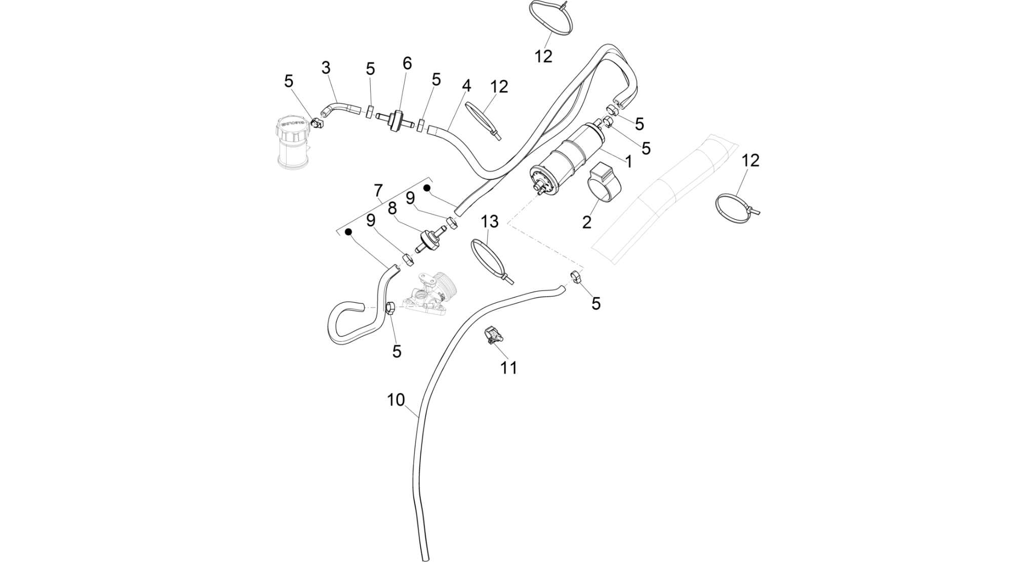 Anti-percolation system