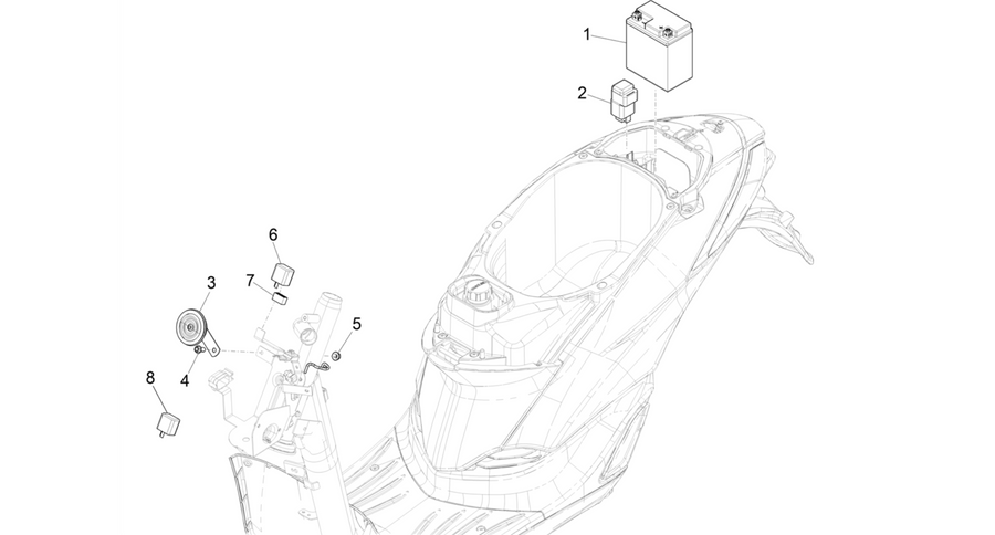 Remote control switches - Battery - Horn