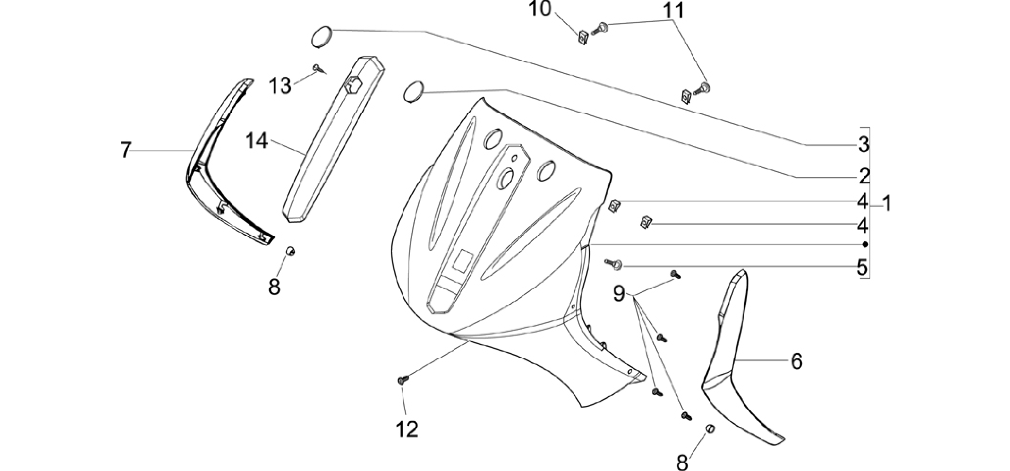 Front shield