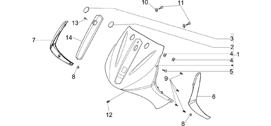 Front shield