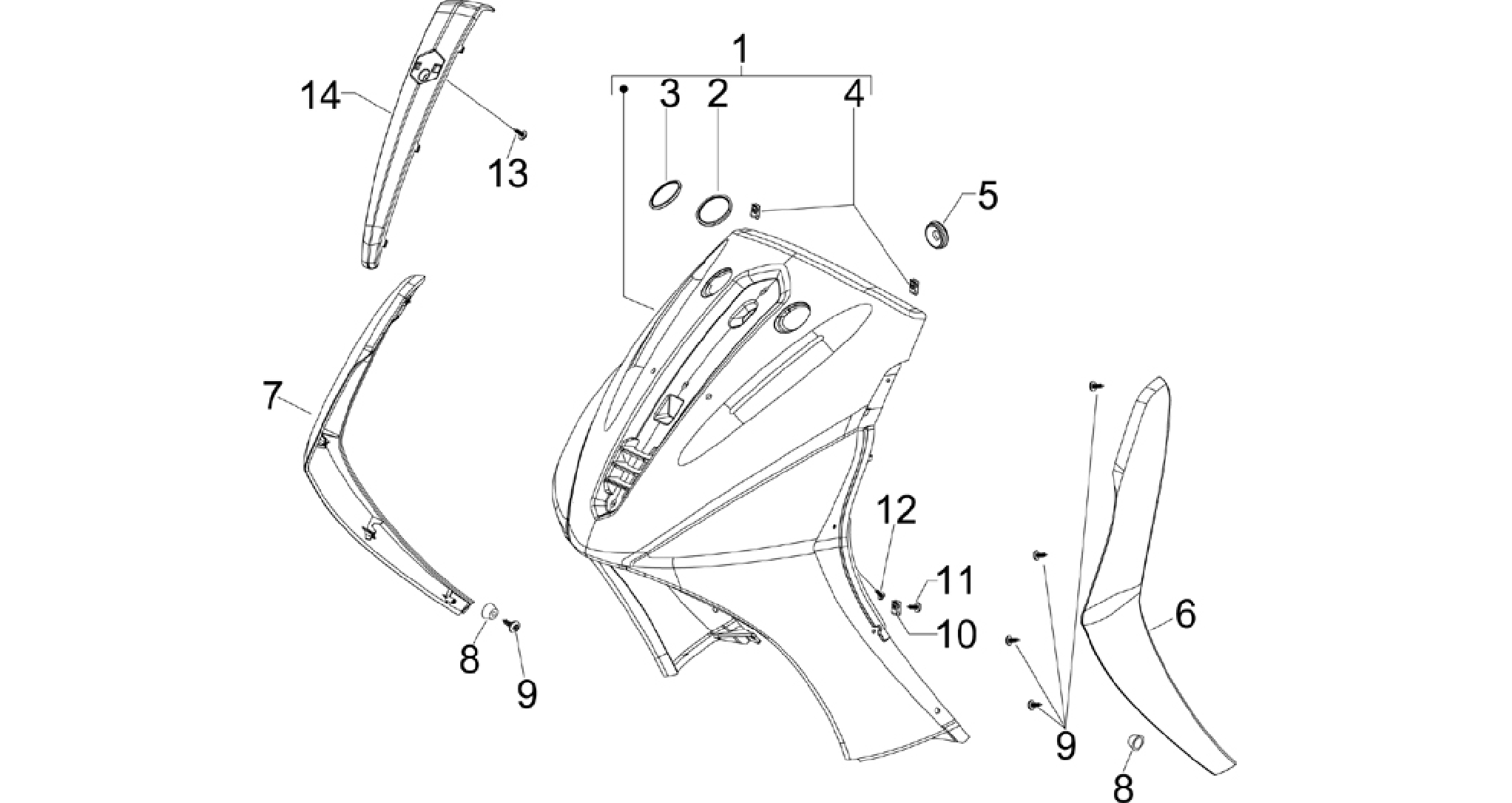 Front shield