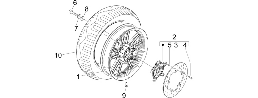 Rear wheel