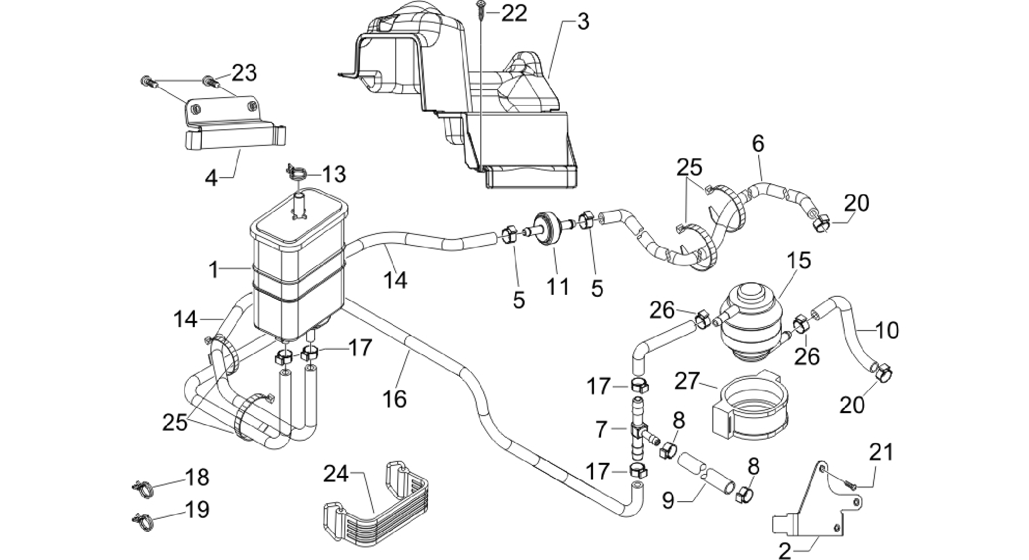 Anti-percolation system