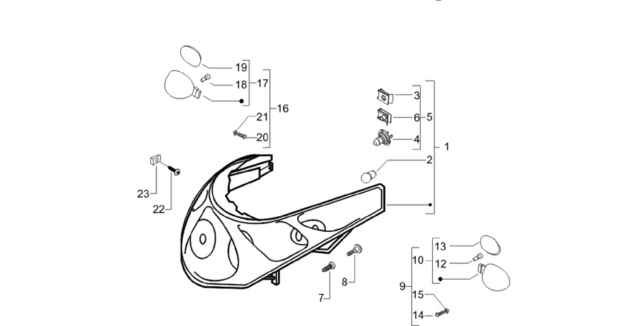 Front headlamps - Turn signal lamps