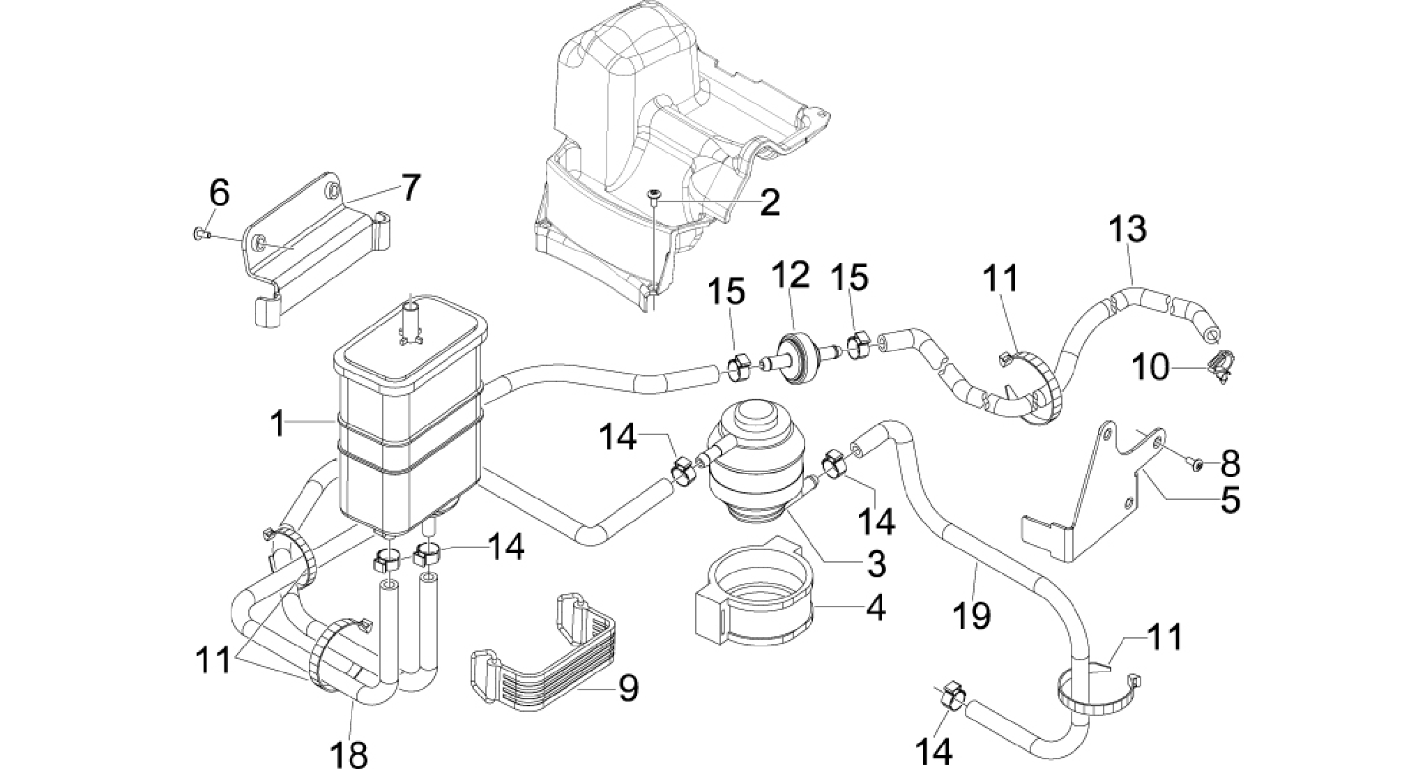 Anti-percolation system