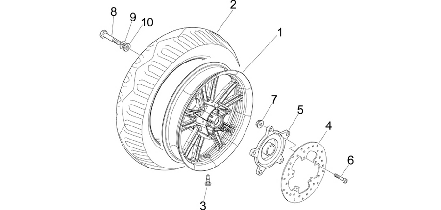 Rear wheel